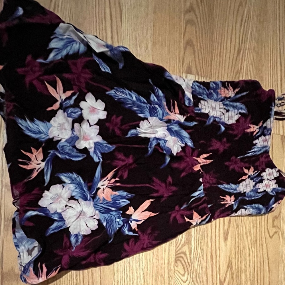 Floral Strapless Dress